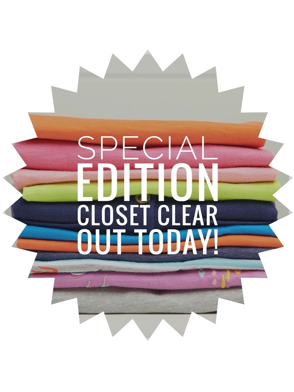 SPECIAL EDITION CLOSET CLEAR OUT TODAY (OCT 12)!!! 🍁🦃🎉